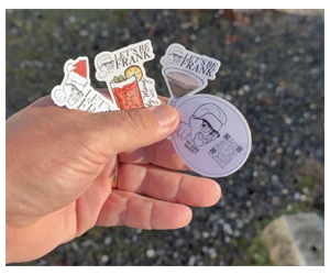 Free Let’s Be Frank Stickers