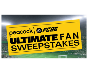 Win EA SPORTS FC™ 26 Game Prizes with the Peacock Ultimate Fan Sweepstakes