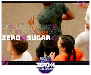 Free Welch’s Zero Sugar Beverage with the Strava Challenge