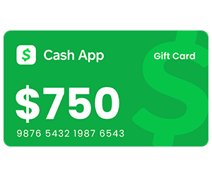 Free $750 Cash App Gift Card