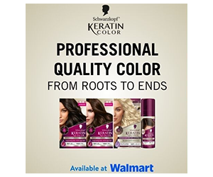 Free Schwarzkopf Keratin Color or Keratin Blonde