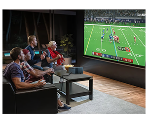 Win an LX60HD Smart Projector for the Big Game