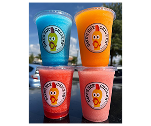 Free Slusher Drink At Dave’s Hot Chicken