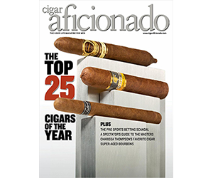 Free 1-Year Cigar Aficionado Magazine Subscription