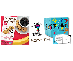 Free Homefree Cookies and WordTeasers Party Pack