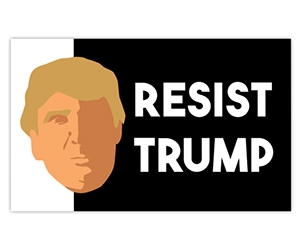 Free "Resist Trump" Sticker
