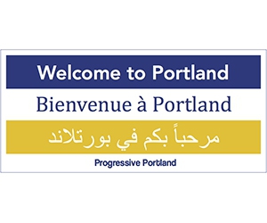 Free Welcome To Portland Sticker

