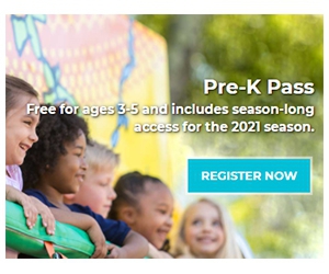 Free 2021 California’s Great America Pre-K Season Pass
