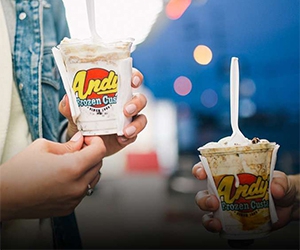 Free Andy's Frozen Custard Cup

